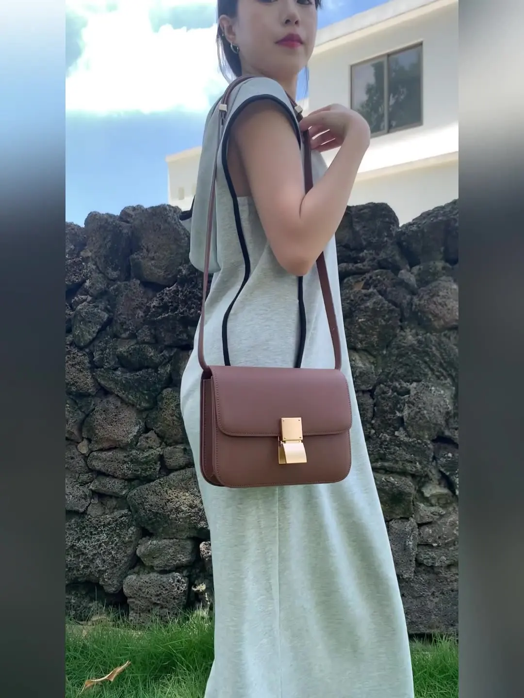 Genuine Leather Women Handbags Ladies Designer Luxury Tofu Bag BOX Shoulder Crossbody Carrying Small Square Stewardess Bags New