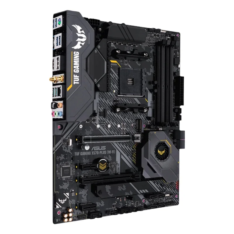 ASUS TUF GAMING X570-PLUS (WI-FI) Motherboard Sockel AM4 CPU DDR4 5100(OC) MHz Speicher Chipsatz X570 ATX Mainboard