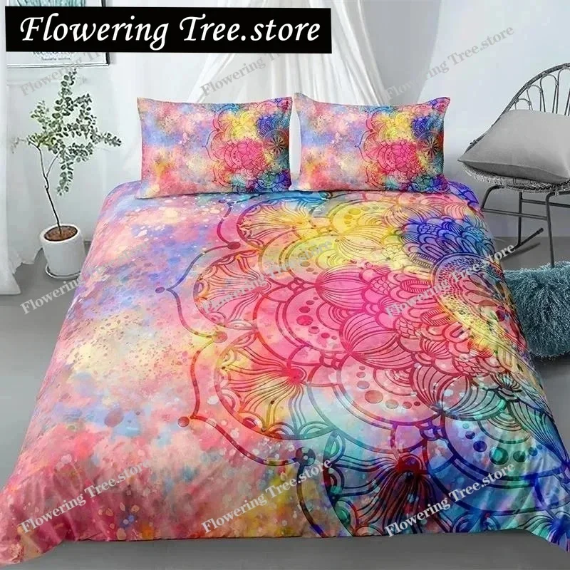

Mandala Bedding Set Duvet Cover Bohemian Bedspreads Bed Sets Polyester King Queen Full Double Twin Quilt Cover