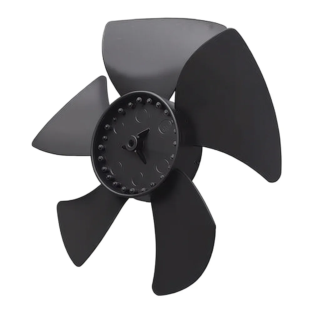 2Pcs Black Plastic Fan Vane 17cm For W10156818 AP4323896 Refrigerator Condenser Motor Replacement Part Easy Install