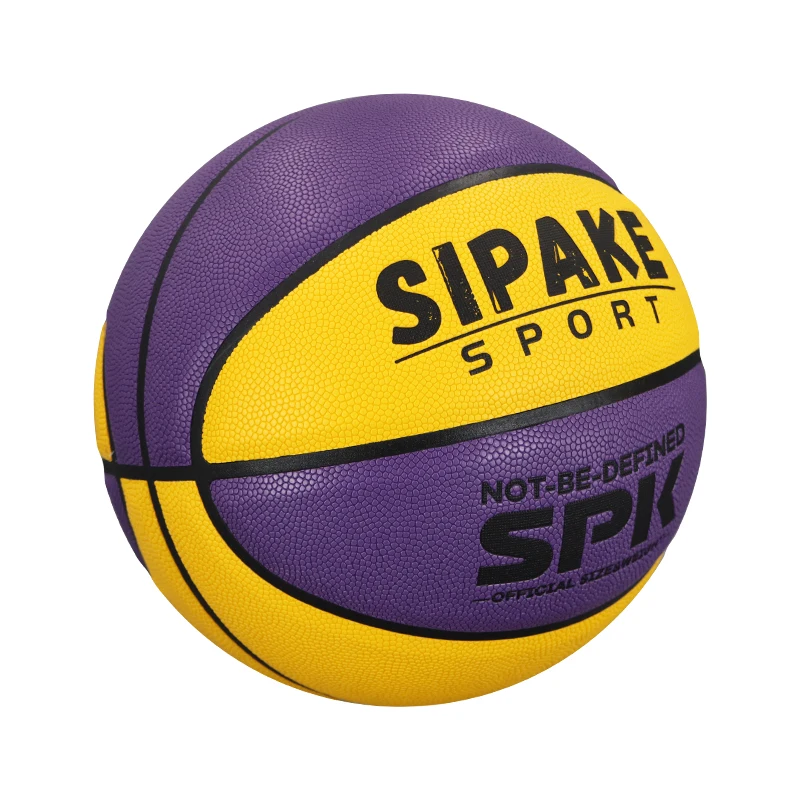 SIPAKE Basketball Size 7 สีขาว สีเขียว PU Outdoor Indoor Ball Women's Youth Men's Competition Training Basketball