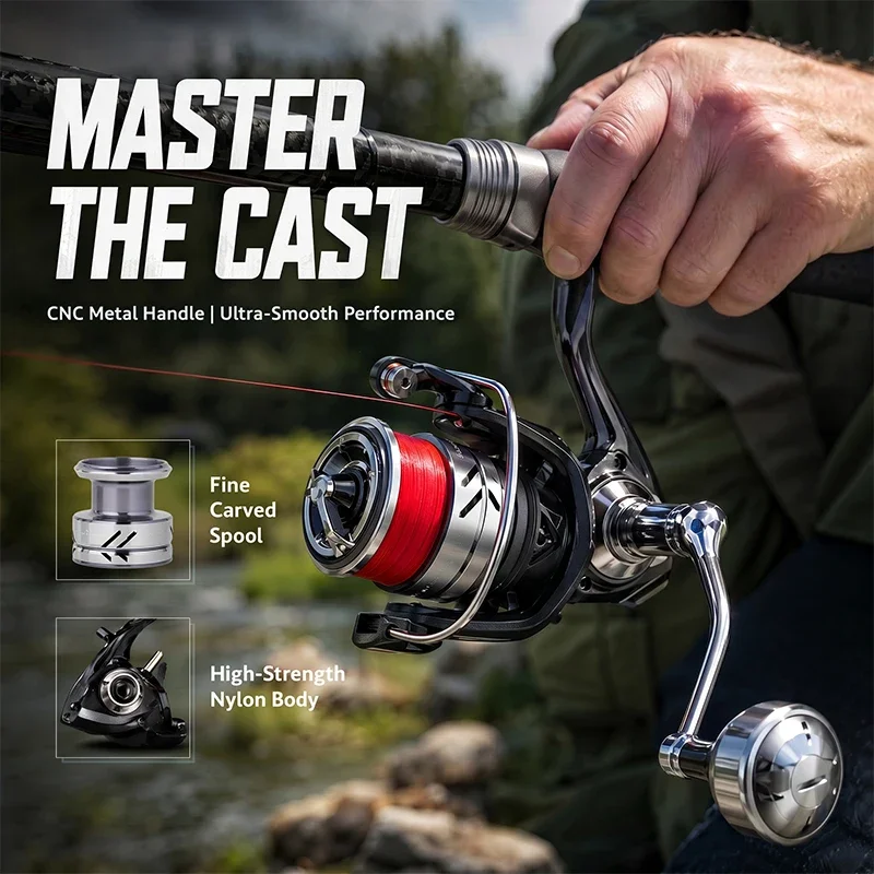 DEUKIO รอกตกปลาแบบโลหะ รอกสปิน - Reel Drag Knob บทวิจารณ์และราคา