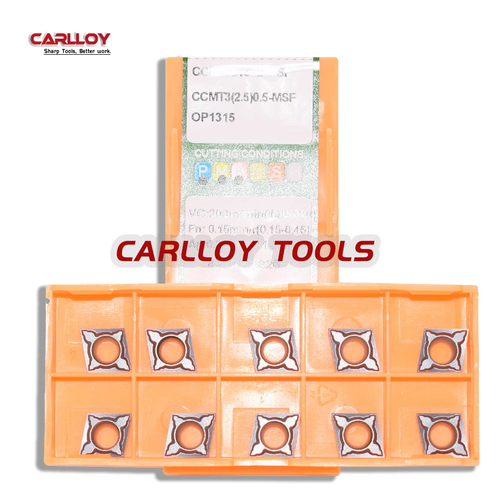 

CCMT060202-MSF CCMT060204-MSF CCMT09T302-MSF CCMT09T304-MSF CCMT120404-MSF OP1215 OP1315 for Finishing Cut