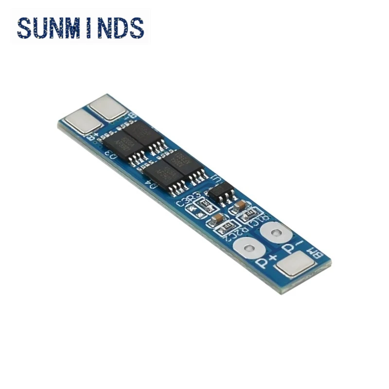 2 strings of 7.4V18650 lithium battery 8.4V polymer lithium battery 8A working current 16A current limiting protection board