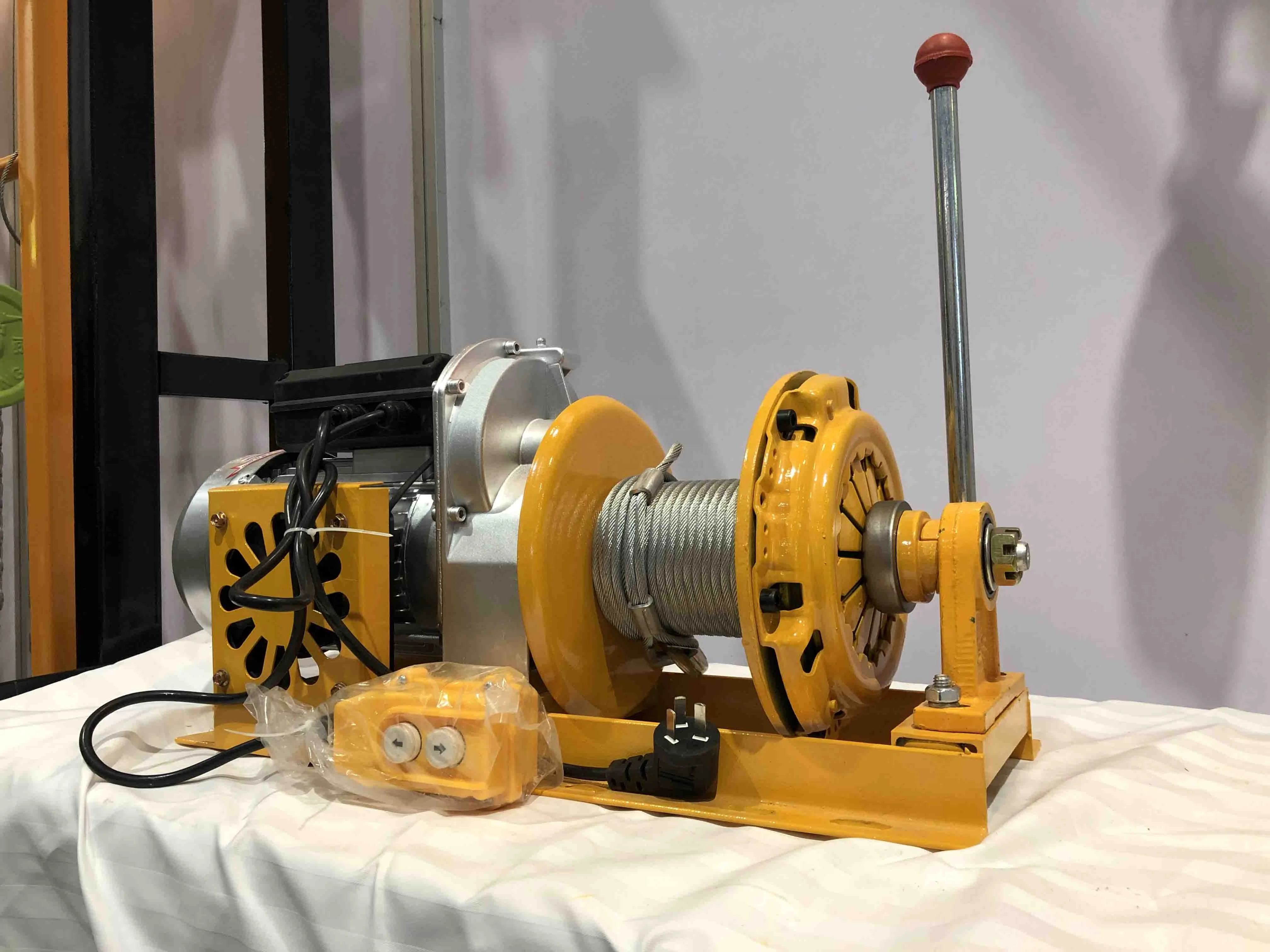 Portable Lift 220v 380v Single or Three Phase Wire Rope KCD Electric Winch for Lifting Equipment