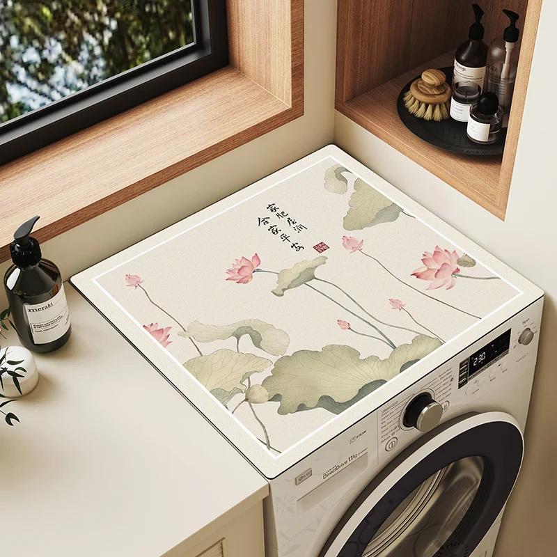 

Universal Cover Towel for Tumble Dryer Microwave Oven Bede Table Dustproof Sunscreen New Chinese Sle Cover Pad