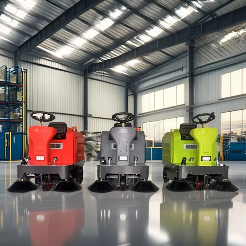 

Industrial Ride-on Electric Sanitation Sweeper Automatic Vacuum Floor Sweeper Machine