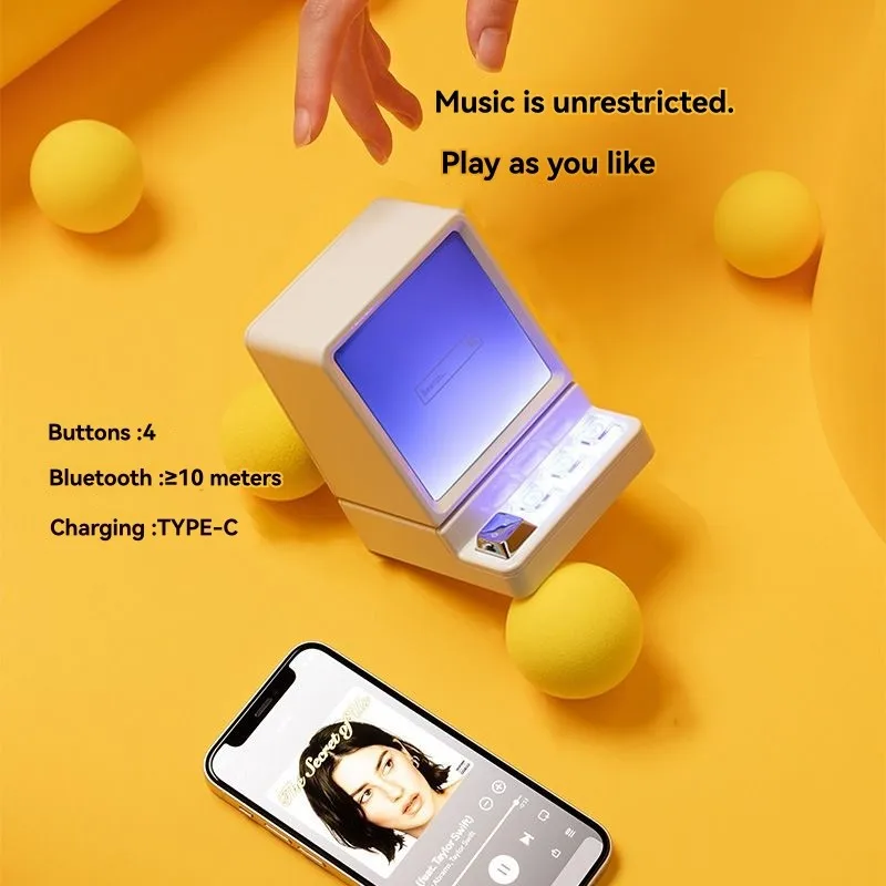 

Портативная Bluetooth-колонка A73T, беспроводная ретро-колонка для рабочего стола, портативная Bluetooth-колонка для улицы, офиса, кемпинга
