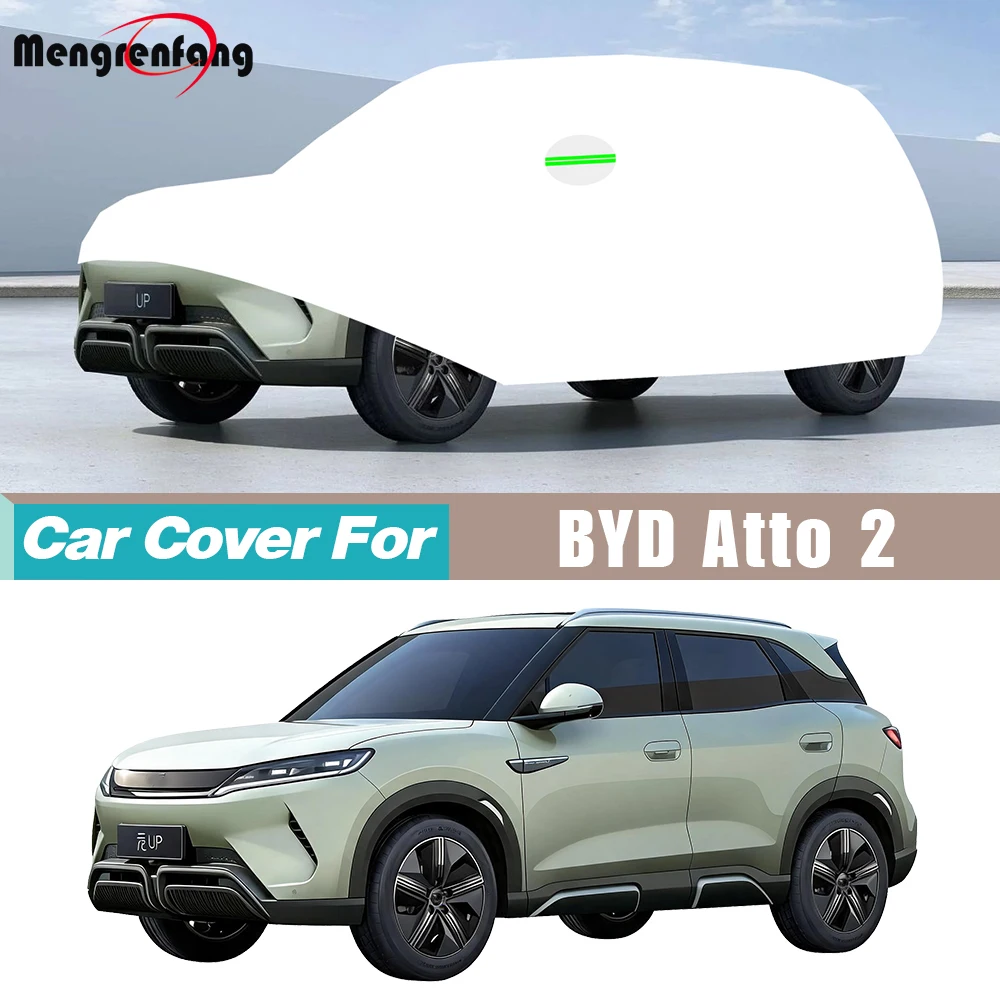 Image of Vollständige Autoabdeckung SUV Outdoor Sonnenschutz Regen- und Staubresistente Abdeckung Winddicht Für BYD Atto 2 Yuan Up S1 Pro 2024-2026