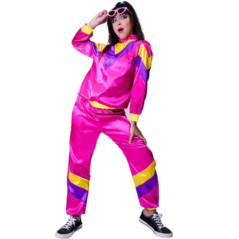 

New Arrival Lady's 1980S Disco Costume Fancy Dress 70'S 80'S Disco Suit Costumes for Adult Women Halloween Costumes