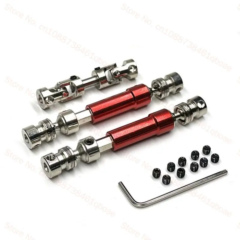 MN 1/12 MN128 MN86 G500 Remote control climbing off-road vehicle upgrade accessories Metal Cross joint drive shaft 82-110mm Rc