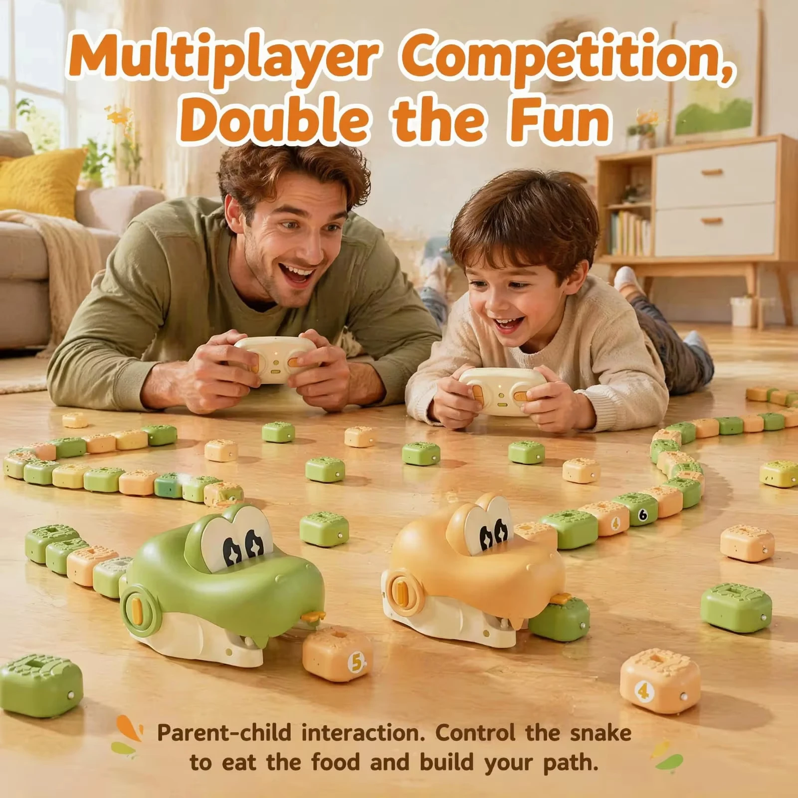 2 Players Magnetic Snake Battl - Party Games Competition 评论和价格