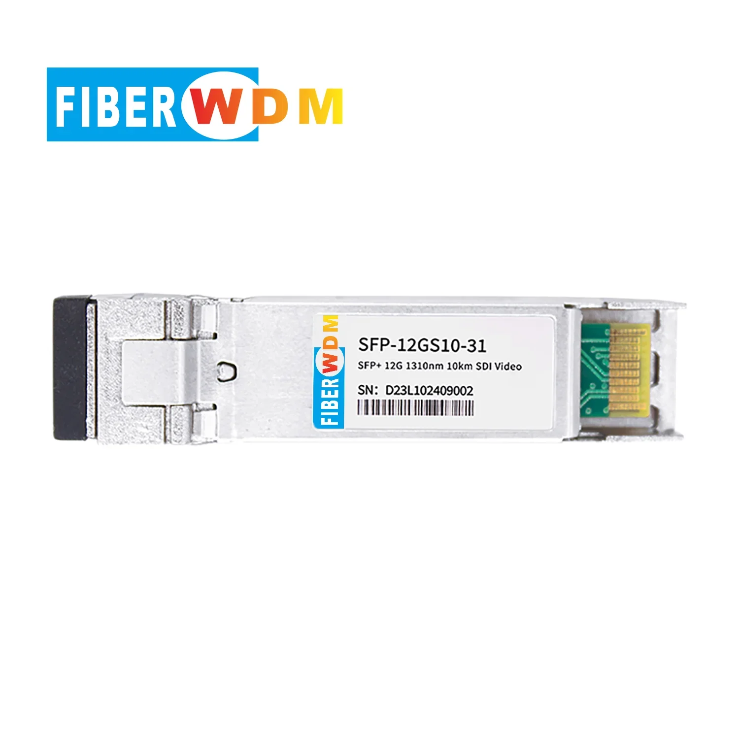 FIBERWDM 12G Video SFP Optical Transceiver Module Dual Fiber Single-fiber BIDI Support 4K 60HZ Video Up To 20 Km Transmission.