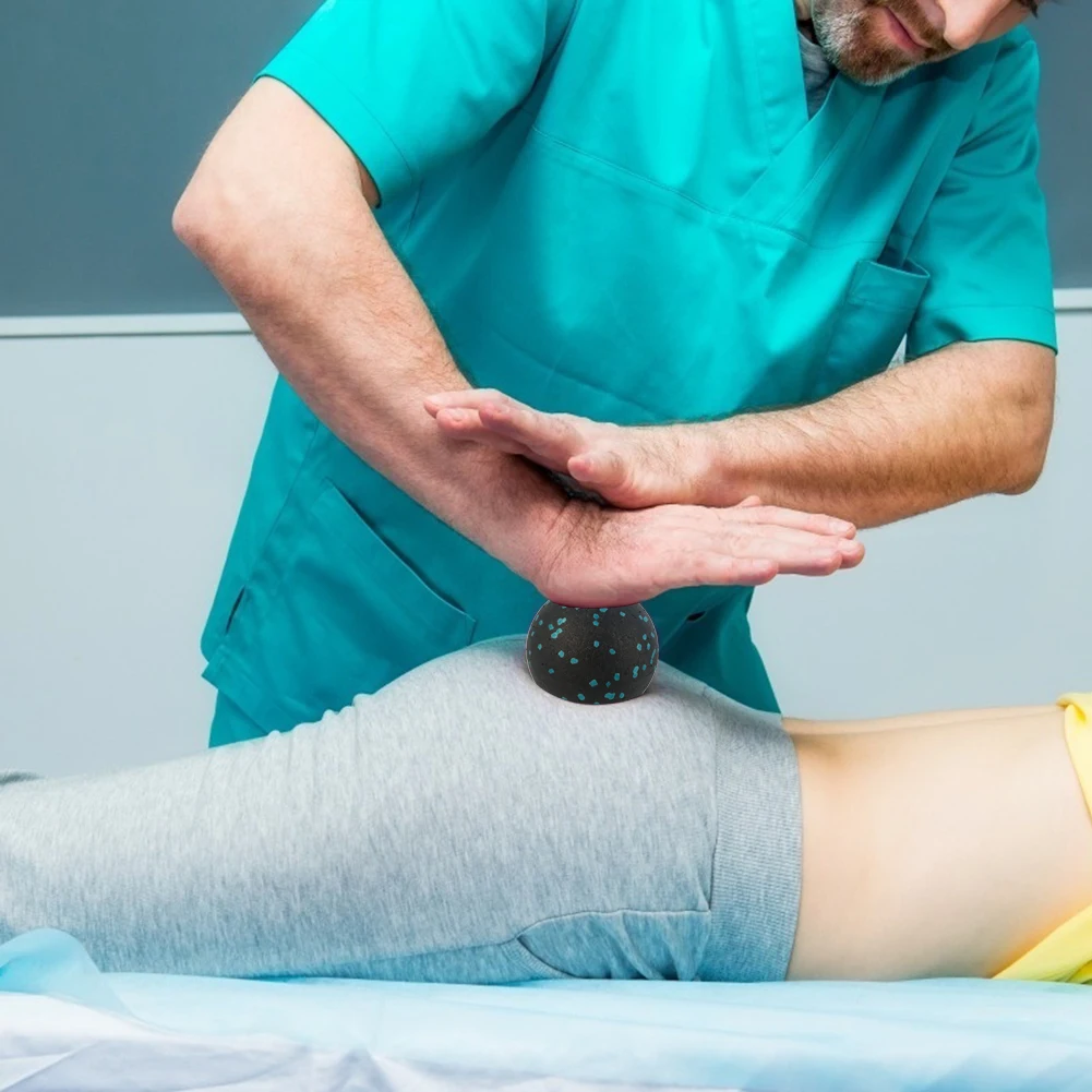 كرة تدليك لاكروس من مادة إي في إيه، كرة يوجا لتخفيف آلام اللفافة