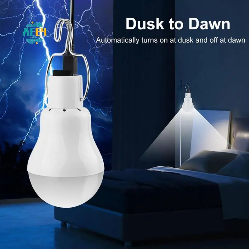 

AEE4-Solar Light Bulbs LED Solar Lights Rechargeable Indoor/Outdoor Fit For Camping Emergency Power Outage With Remote Control