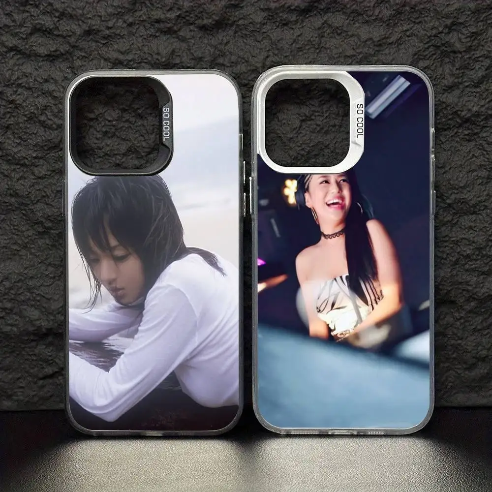 

Actor A-Aoi sola Phone Case For iPhone 17 16 15 14 13 12 11 Pro Max Plus Silver Matte Black Cover