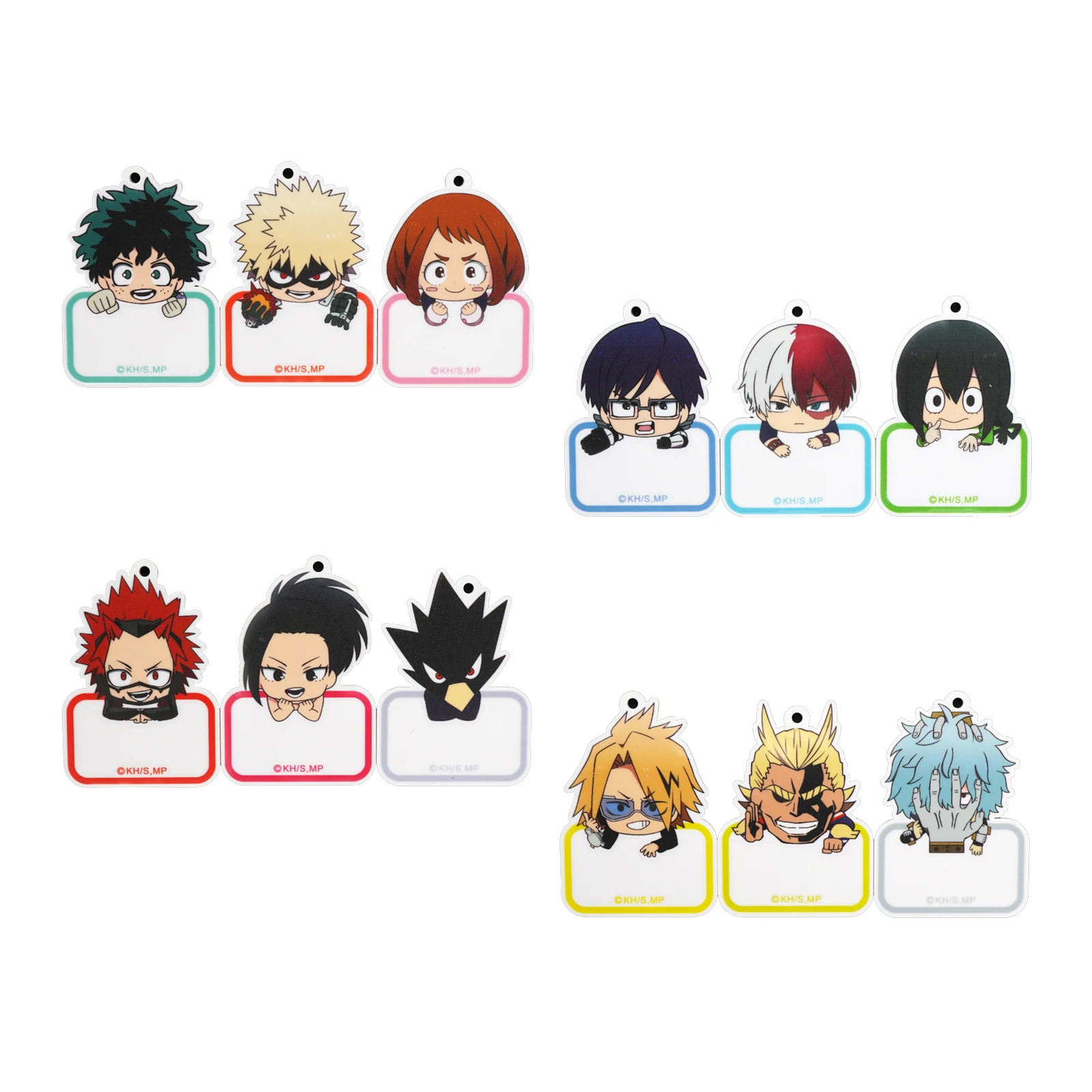 My Hero Academia Anime MHA Boku no Hero Academia Midoriya Deku Denki OCHACO Bakugou Katsuki Acrylic Keychain