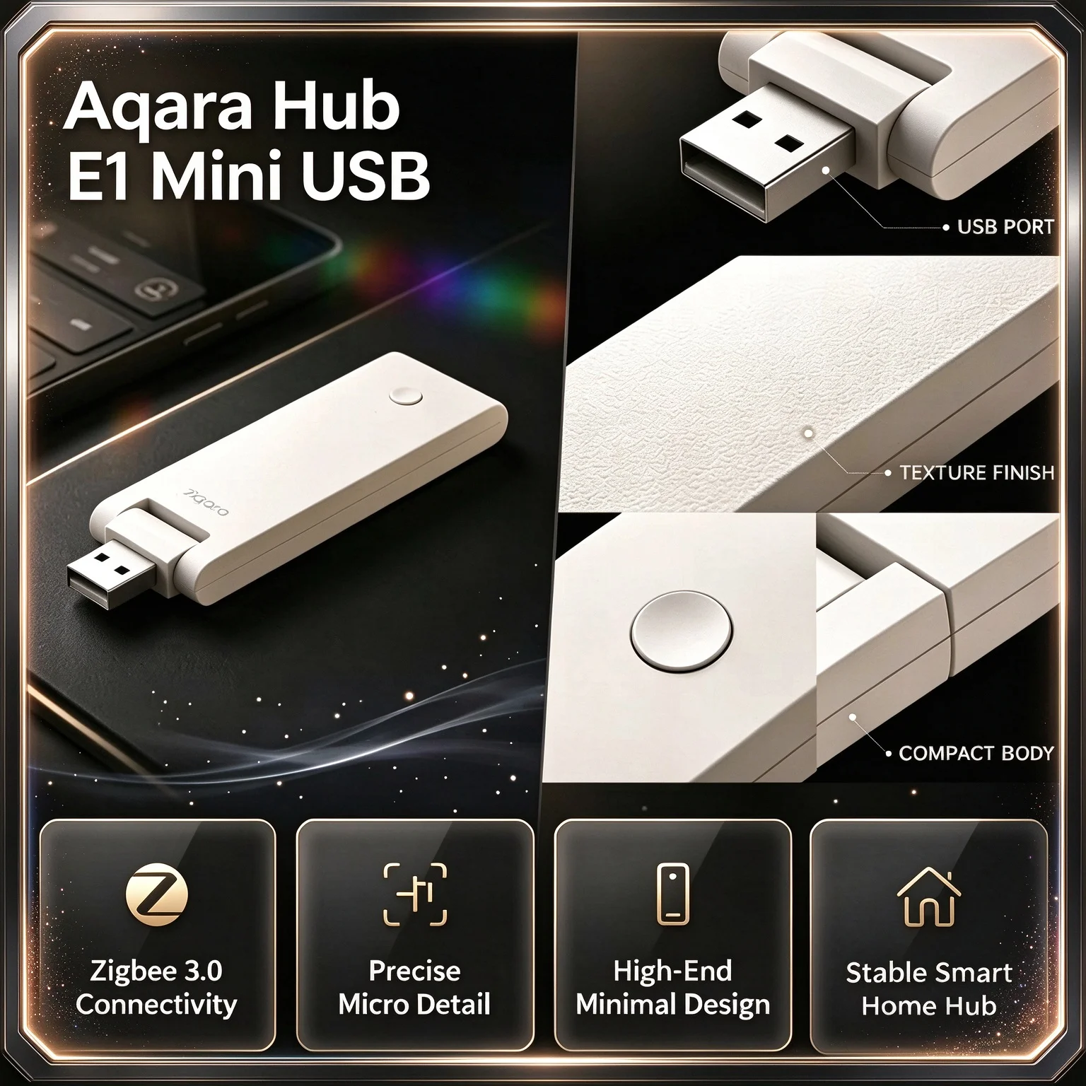 Xiaomi Hub Mijia Hub - Hub Aqara E1 Mini, Gateway Zigbee