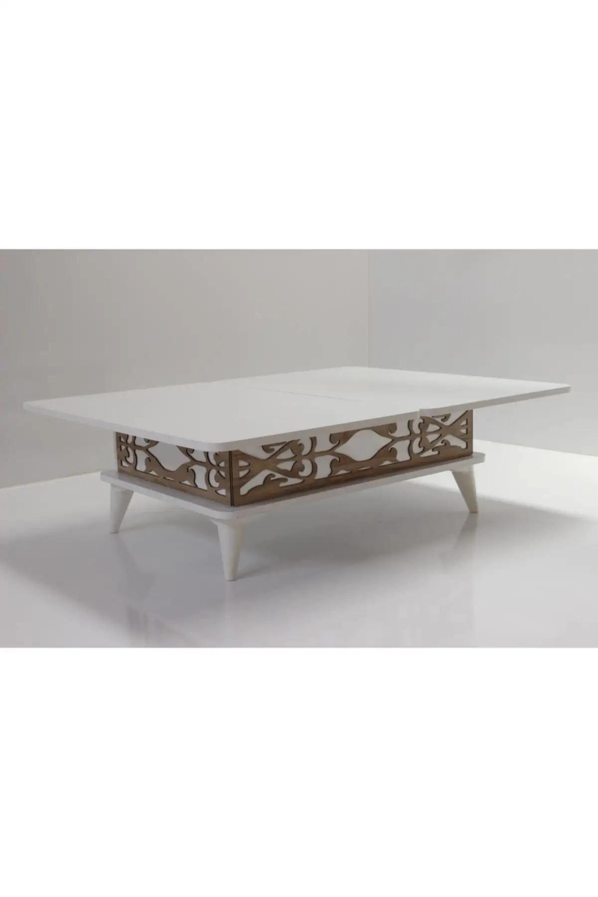 DOLBOVI Smart Magic Coffee Table 3 Kadameli Flip White Coffee Table