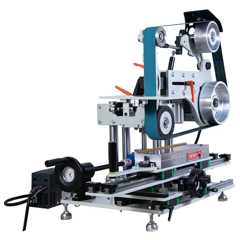 Multi-Function Belt Sander Vertical/Horizontal Dual-Use Belt Grinder with Flat Grinding Capability 1800*50MM Sanding(Customized)