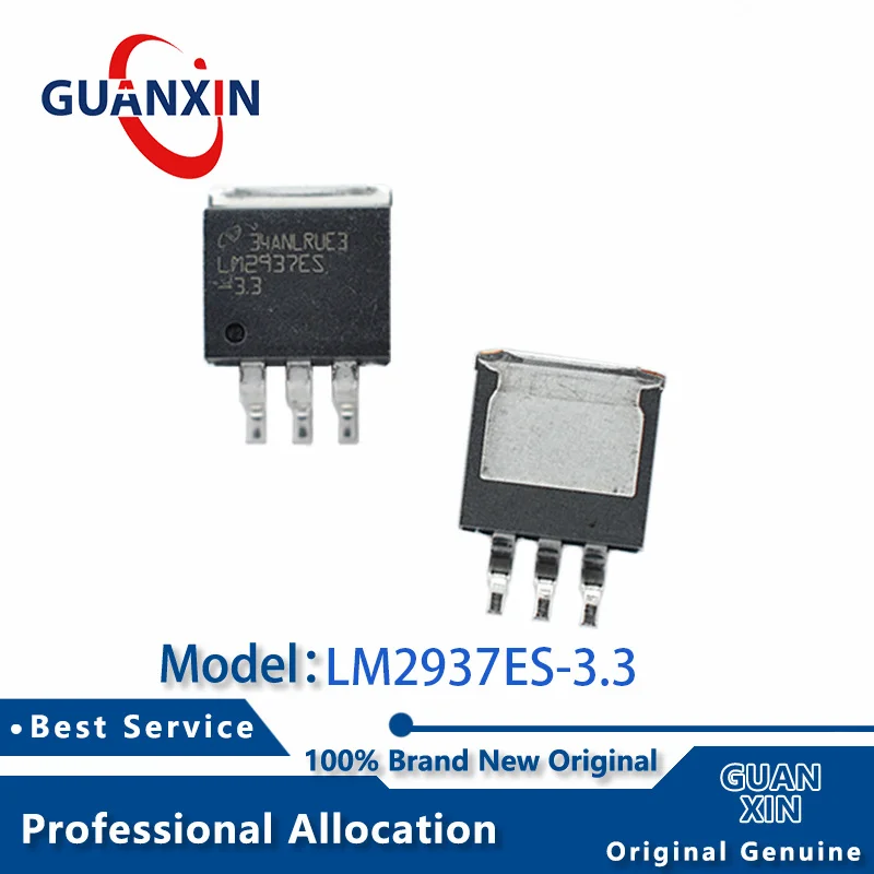 

100% New electronics Marking LM2937ES-3.3 LM2937ESX-3.3 TO-263 LM2937