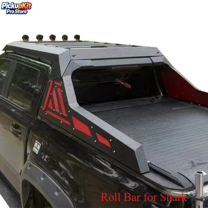 

Steel Heavy Duty Double Tube Roll Bar with Roof Rack Roof Platform for Shark