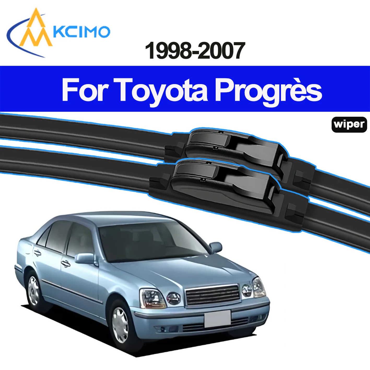 

KCIMO 2PCS New Front Windshield Wiper Blade for Toyota Progrès XG10 1998-2007 Front Windshield Auto Wipers Blade Accessories