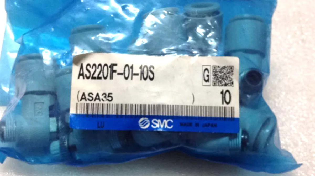 

10PCS New SMC AS2201F-01-10S Throttle Valve Fast delivery
