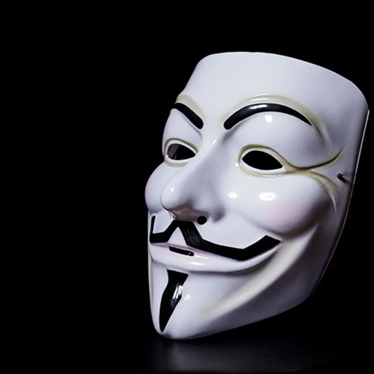 Halloween Christmas Party Movie Cosplay V for Vendetta Hacker Mask Anonymous Guy Fawkes Gift Adult Kids Film Theme Mask Joker