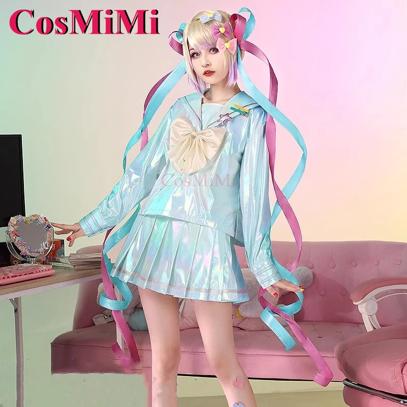 CosMiMi Game NEEDY GIRL OVERDOSE KAngel Cosplay Costume Gorgrous Elegant Uniform Dress Carnival Party Role Play Clothing S-XL