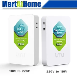 100W Voltage Converter Travel Household Transformer 220 V to 110 V Step Down /110V to 220 V 100W Step Up