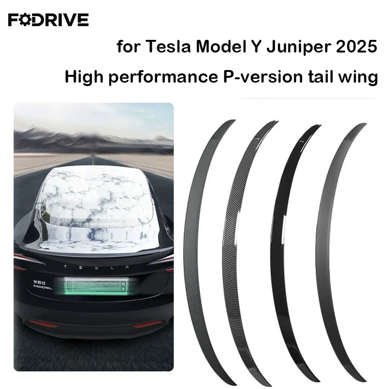 

For Tesla Model 3/Y Highland High-Performance P-Version Spoiler Injection Molded Spoiler Reduces Wind Resistance Enhances Power