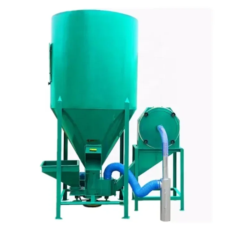 Agricultural equipment farm grinder and mixer wheat bran corn paddy rice poultry feed milling mixing machine