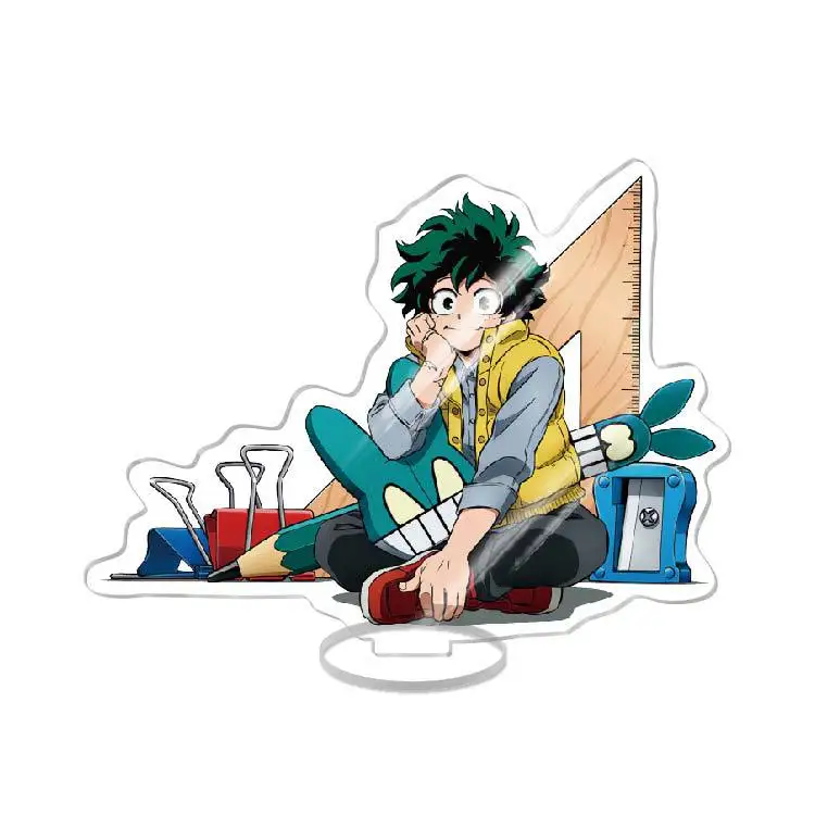 MHA ‌My Hero Academia‌ Anime Stand Model Plate Decoration Desk Figure Display Couple Gift Cartoon Prime New Ornaments Standee view 5