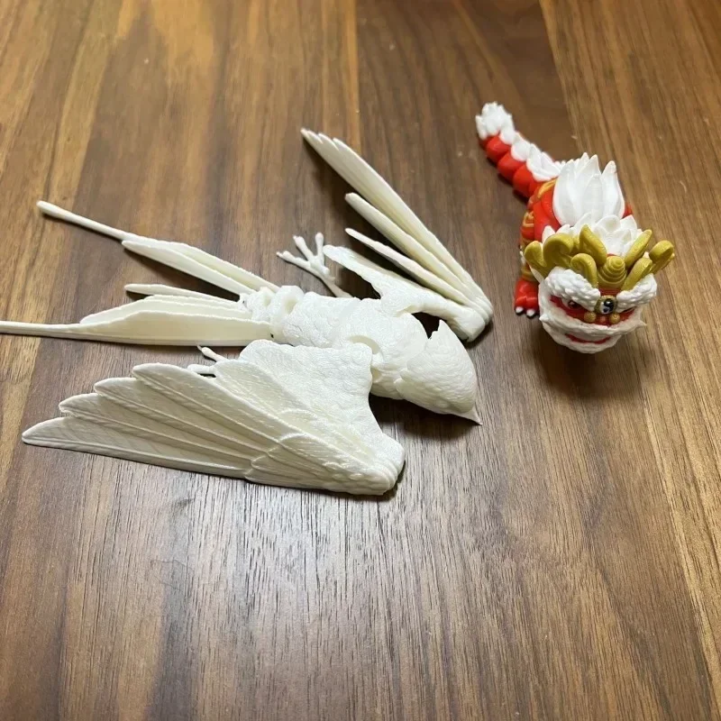 3D Printing Hand Toy with Joints Bird Model Gradient Color Rain Swallow Beautiful Ornaments Decorative Children Puzzle Toy Gift