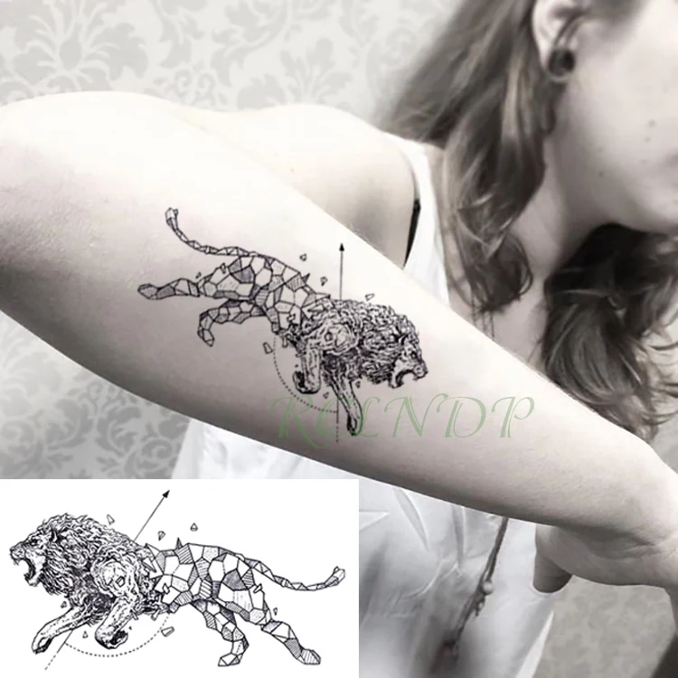 2018 New Waterproof Temporary Tattoo Sticker Lace Shark fish tatto flash tatoo fake tattoos for Woman Man