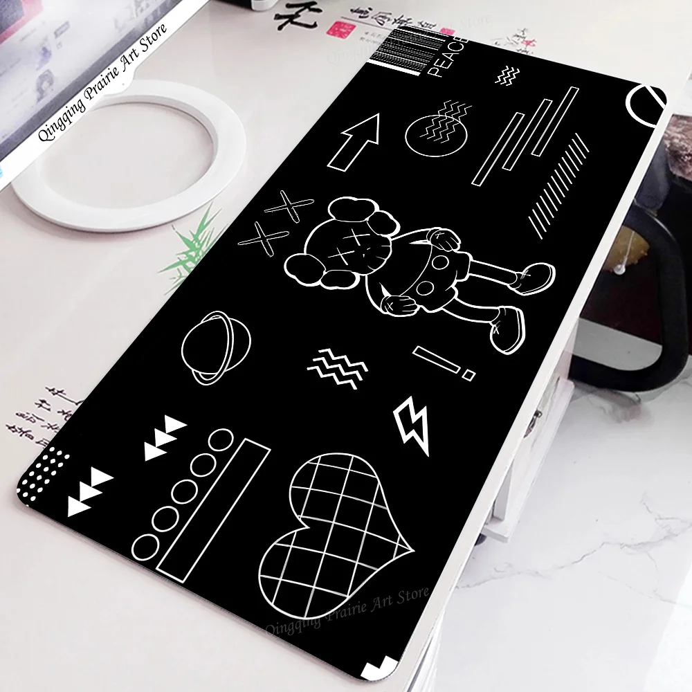 1pc-kaws Floor Mat Mouse Mat Desk Mat With Pad Gaming Accessories Prime Gaming XXL Keyboard Pad Padding Mat