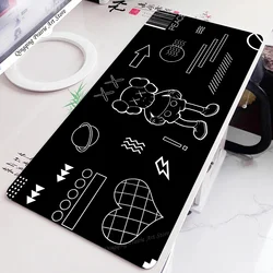 1pc-kaws Floor Mat Mouse Mat Desk Mat With Pad Gaming Accessories Prime Gaming XXL Keyboard Pad Padding Mat