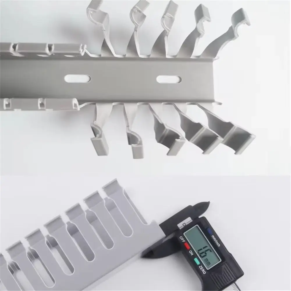 U자형 200cm PVC 배선 덕트 난연성 절연 전원 코드 레이스웨이 책상 아래 케이블 관리 배포 캐비닛