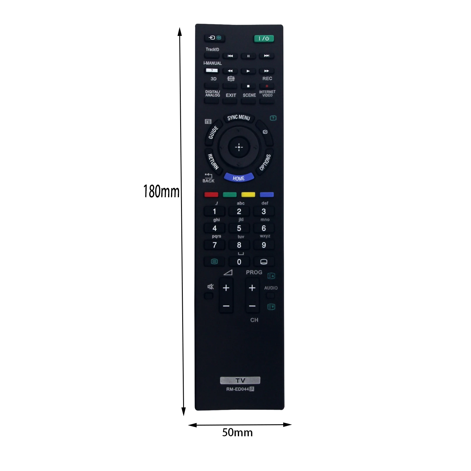 Compatible with Sony TV KDL-55EX720 KDL-46NX723 KDL-46CX520 KDL-55HX82X KDL-65HX92X RM-ED061 Remote Control RM-ED044 Spare Parts