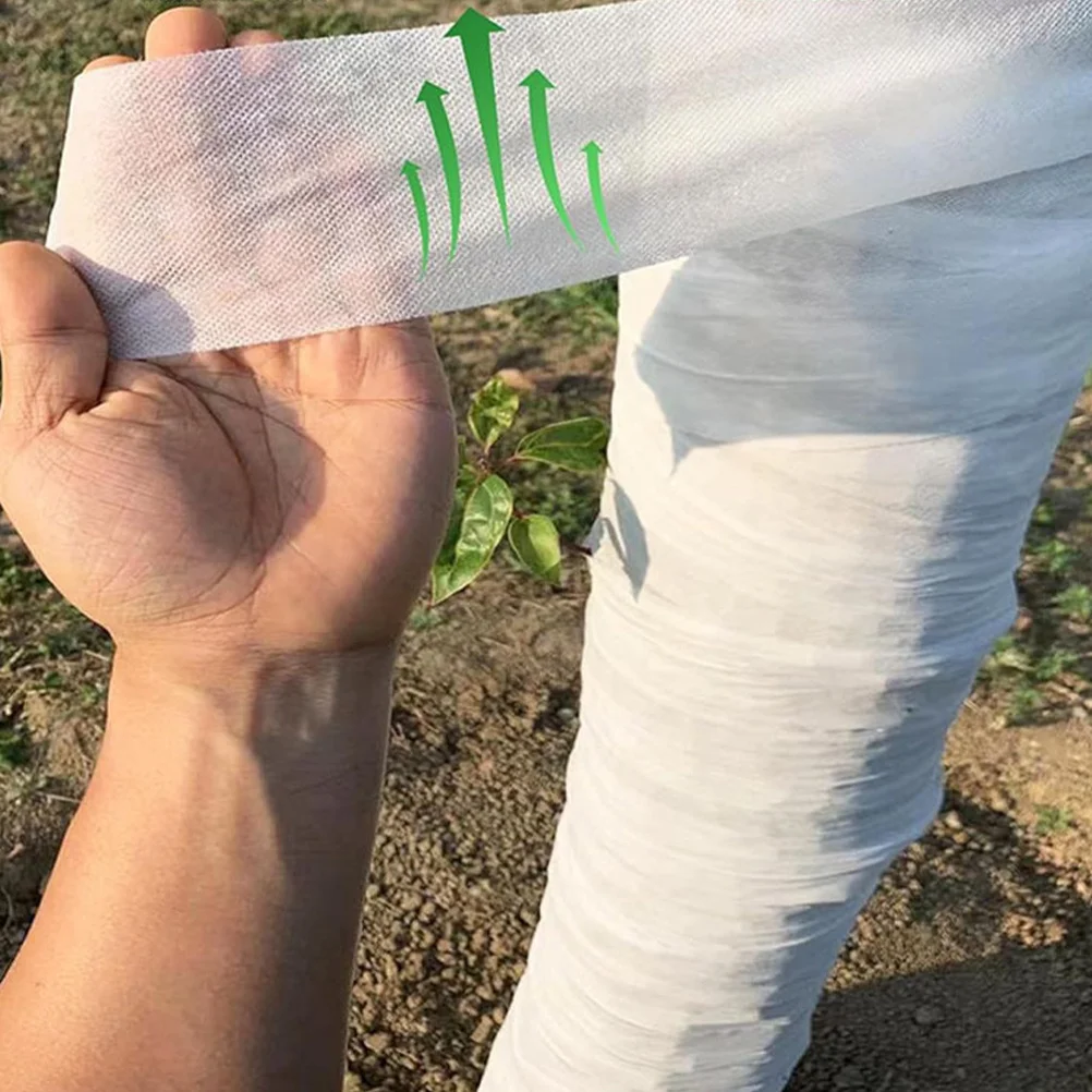

1 Roll Non-Woven Tree Wrapping Cloth Winter Tree Protector Wrap Frost Proof Trunk Protection Cover for Garden Landscape