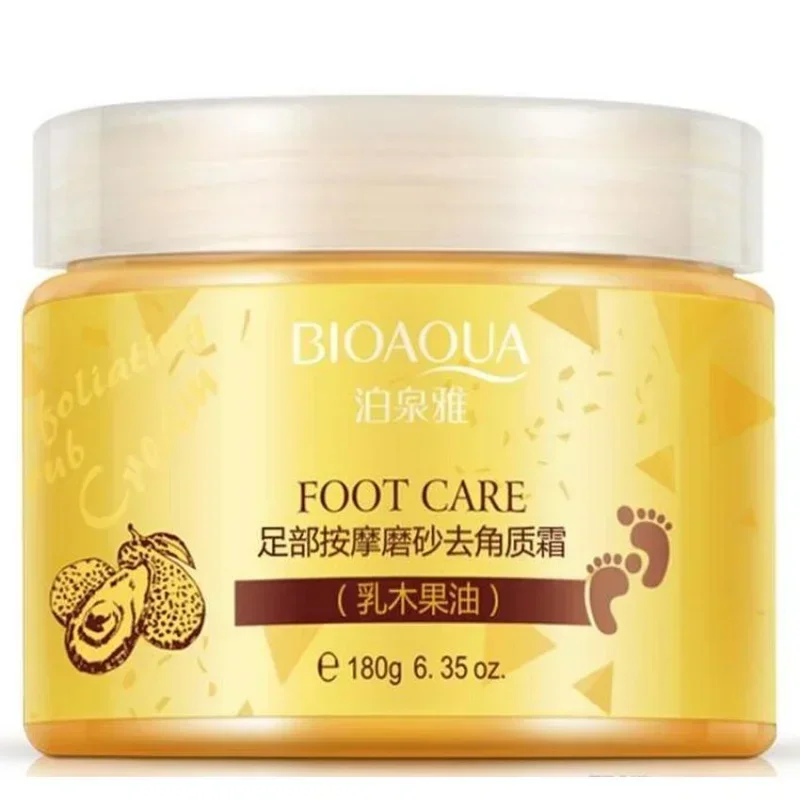 BIOAQUA 24K GOLD Shea Buttermassage Cream Peeling Renewal Mask Baby Foot Skin Smooth Care