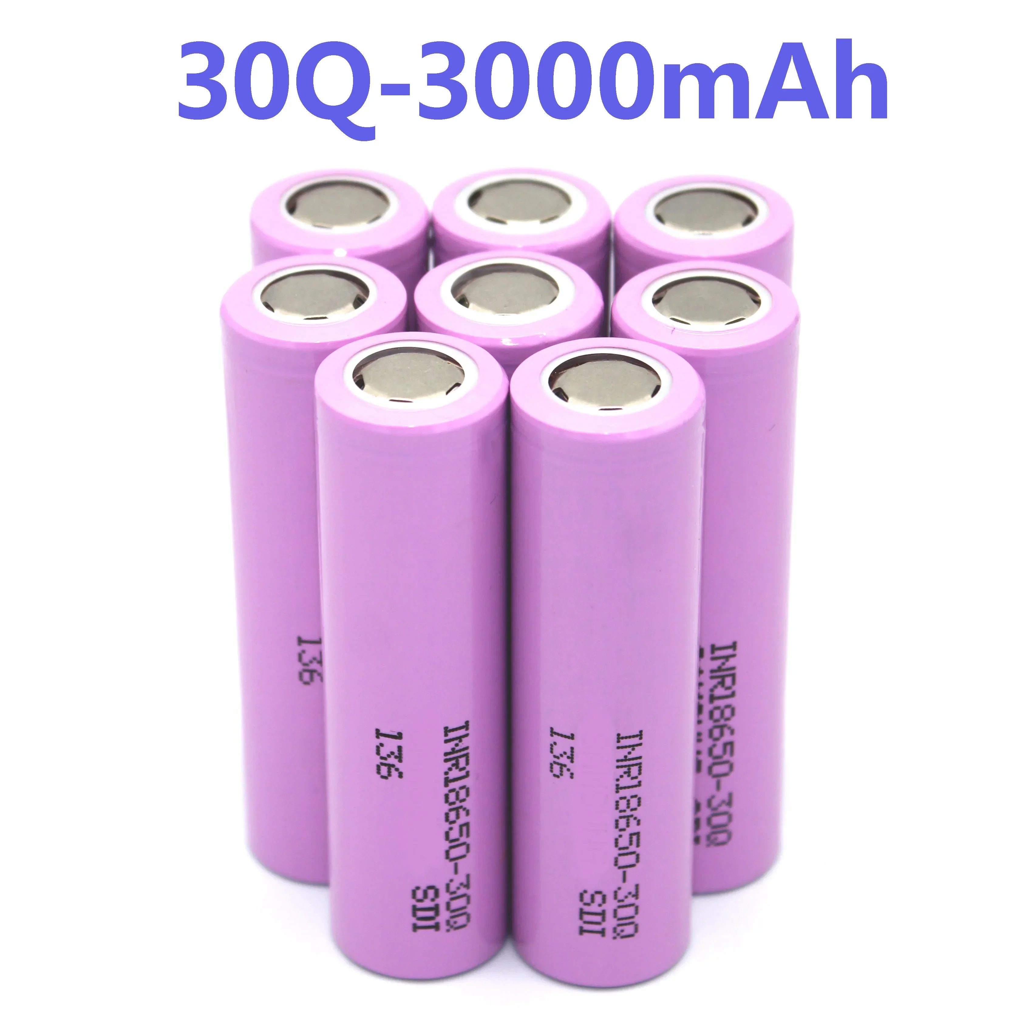 3.7 V 3000mah 18650 Batterie Für 30Q INR 18650 30Q 20A Lithium-ionen-akku Ersatz Exteral Batterie