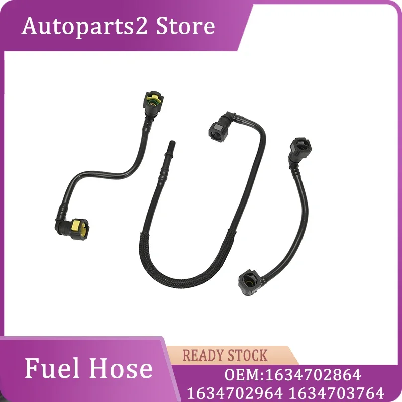 1634702864 1634702964 1634703764 3Pcs Fuel Updated Hose Conversion Kit for Mercedes-Benz ML320 ML430 ML55