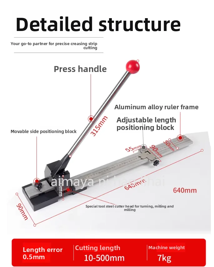 High - Quality Manual Creasing Matrix Cut Machine - Creasing Matrix Cutting Tools