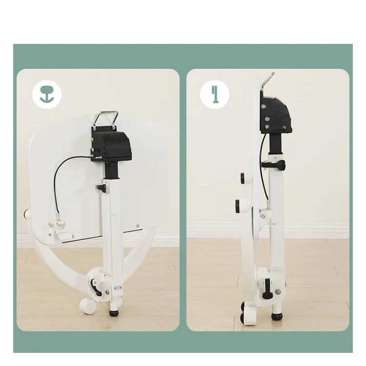 Custom Modern Nordic Pneumatic Height Adjustable Mini Student Study Desk Multifunction House Table Ergonomic Design for Kids