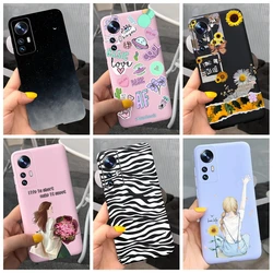 For Xiaomi 12 Lite 5G Case Pretty Girls Cover Soft Silicone Phone Cases For Xiaomi Mi 12 Lite Bumper For Xiaomi 12 Lite NE Funda