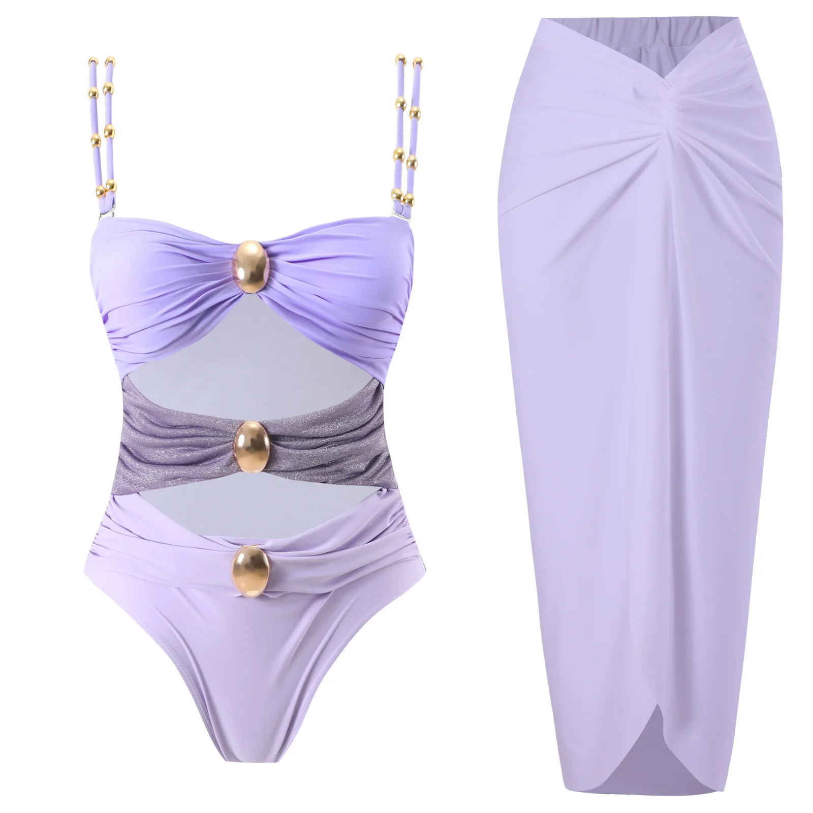 2024 New Sexy 3D Flower Bikini Set Swimwear Skirt Women Vintage Swimsuit Beachwear Brazilian Bathing Suit Dress Female Bodysuit
