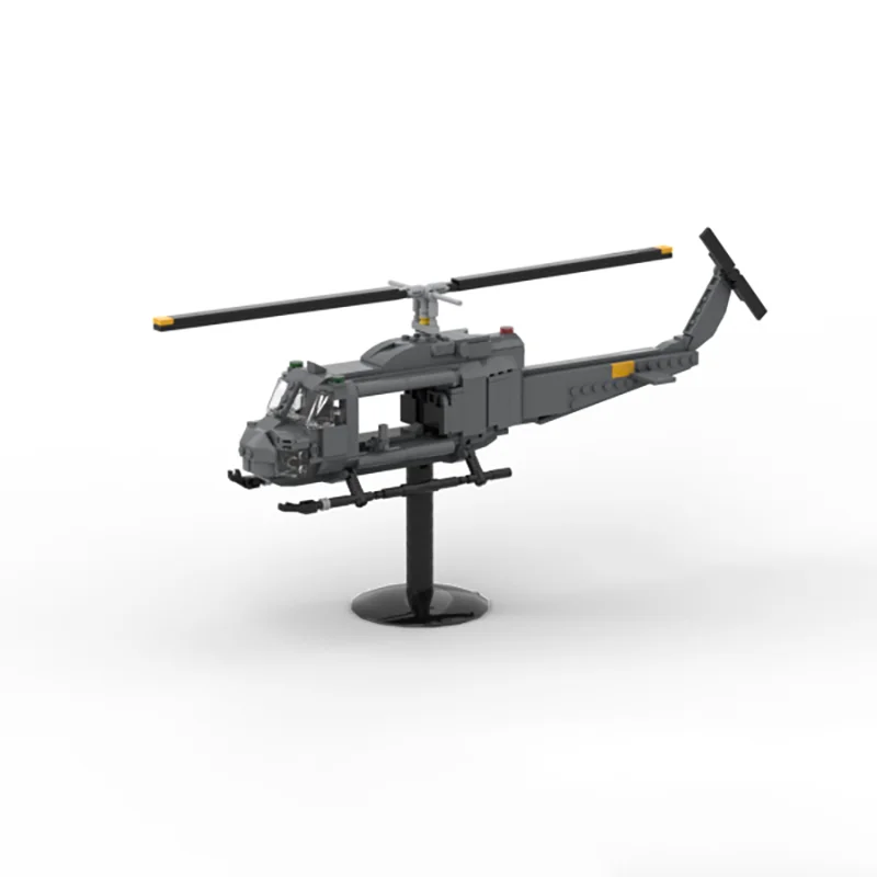 Aerial Fighter Moc Building Blocks American UH-1N HUEY Fighter Series Model Technology Bricks DIY Assembly Holiday Toy Gifts