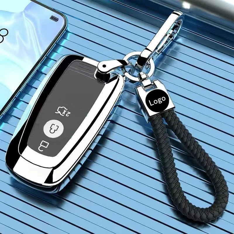 

For Ford Key Fob Cover Case Keychain TPU Key Case Fit Expedition For Mustang Fusion Raptor F250 F350 F450 F550 Edge Explorer Sma